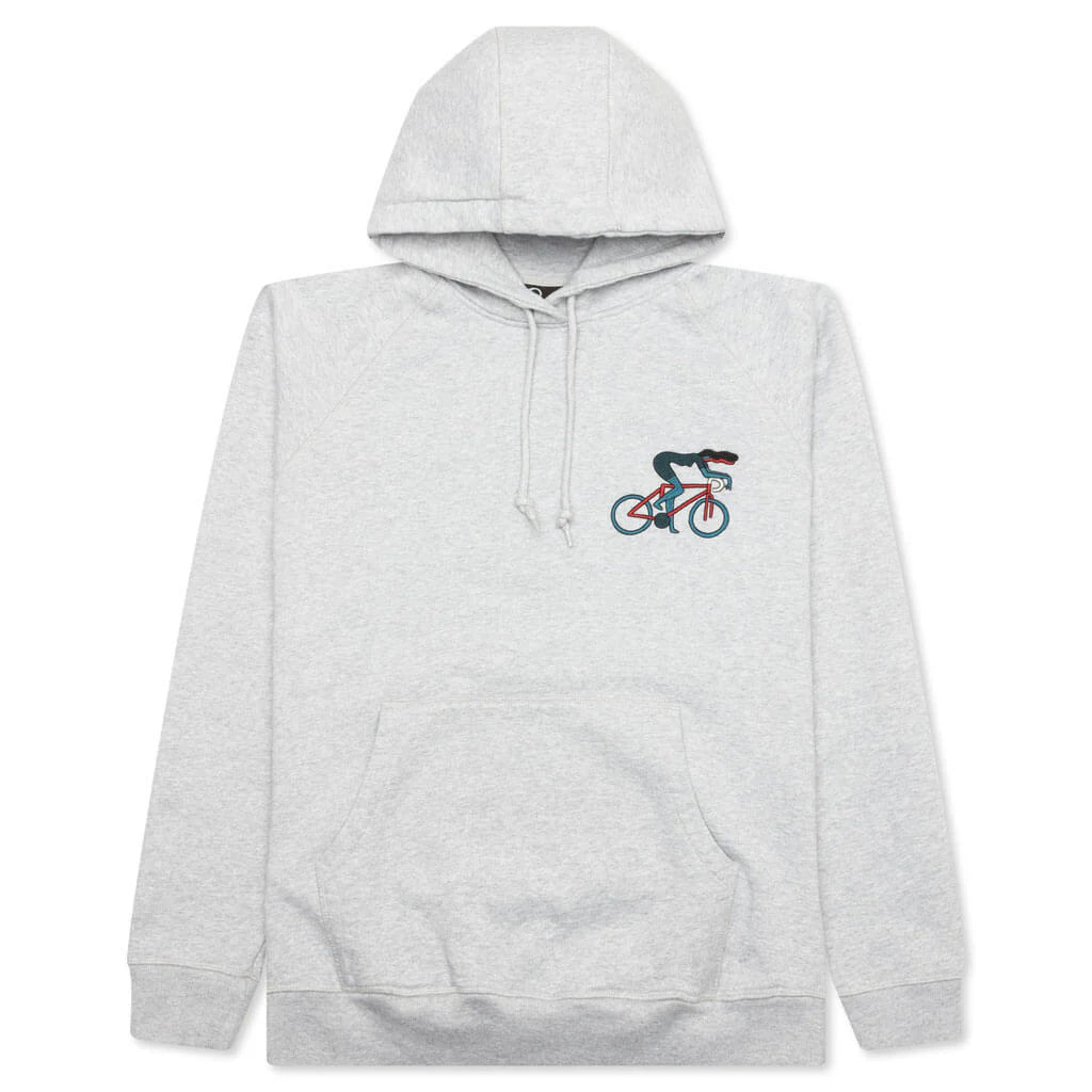 Cat Defense Hooded Sweatshirt Heather Grey