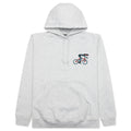 Cat Defense Hooded Sweatshirt Heather Grey