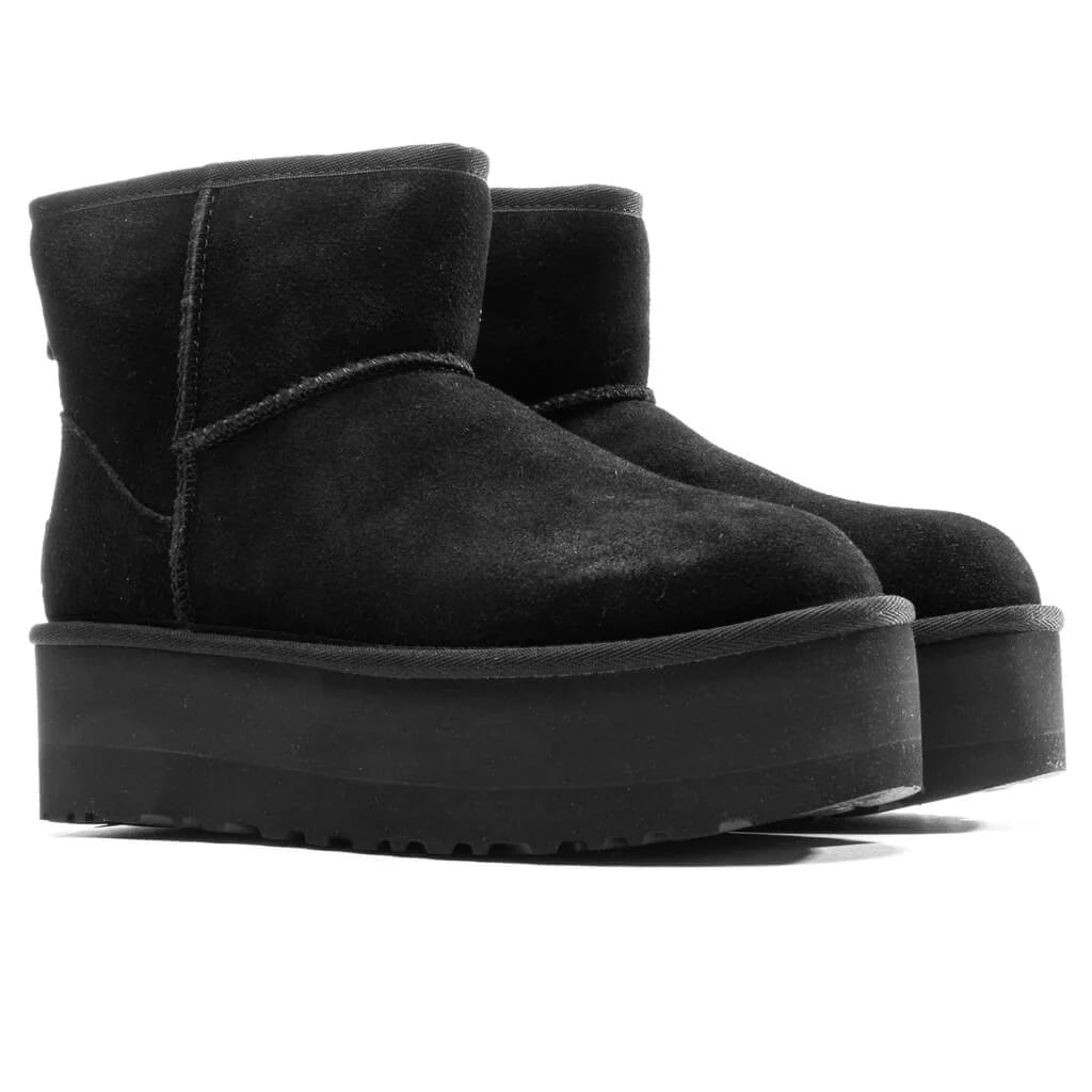 Womens Classic Mini Platform Black