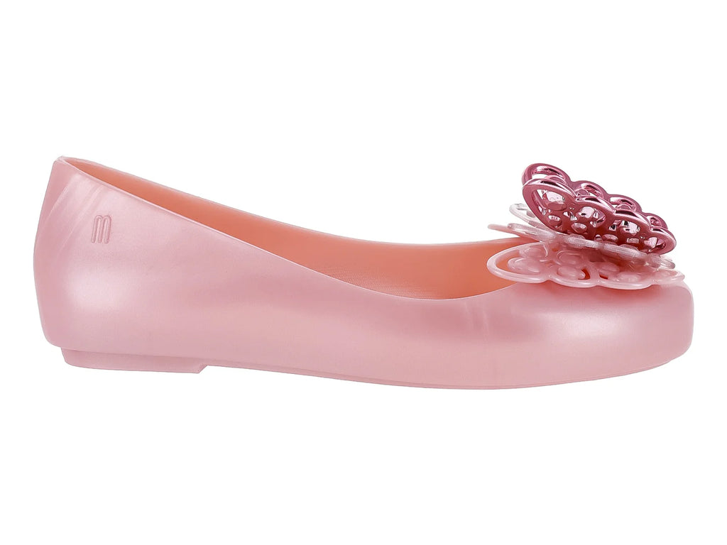 Zapatos Balerinas Mini Melissa Rosa Perlado para Niña