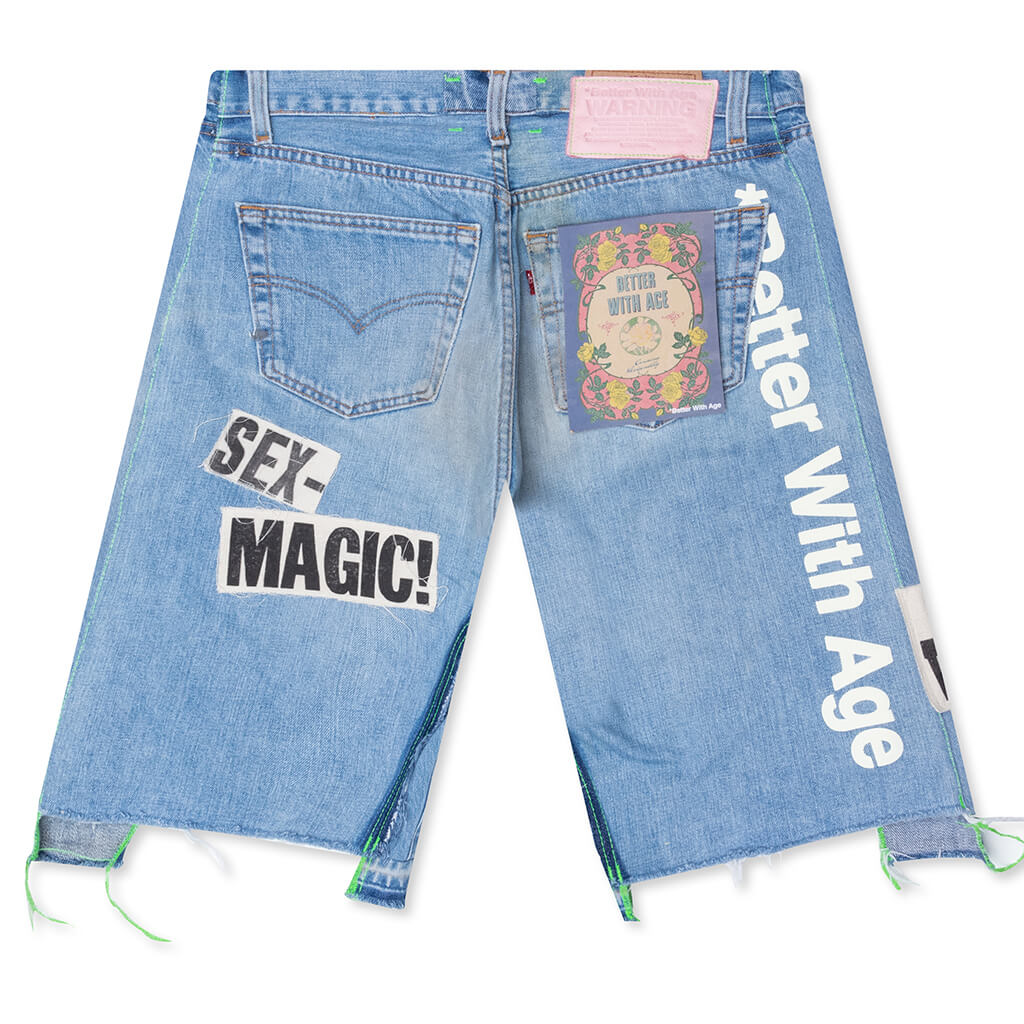 Exposé Triple Wide Denim Short Indigo