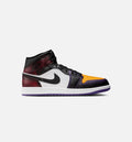 Air Jordan 1 Mid SE Mens Lifestyle Shoe True Red White Court Purple Black