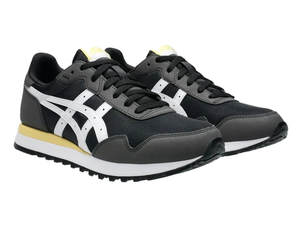 Tenis ASICS Tiger Runner II Negro y Blanco para Hombre
