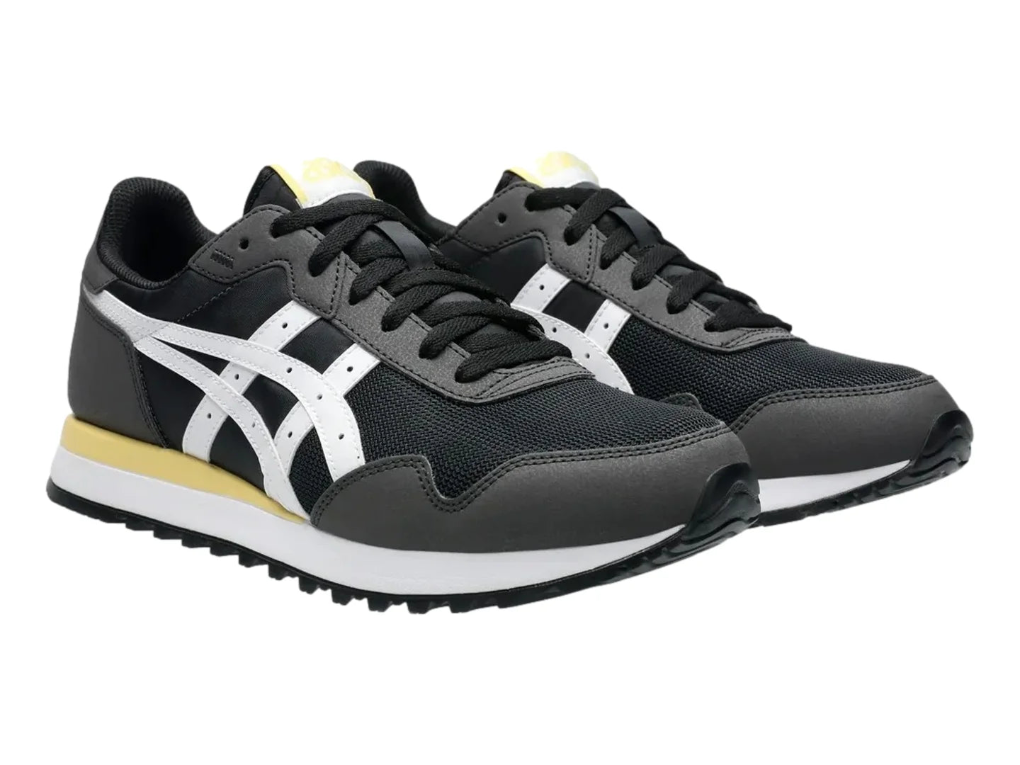 Tenis ASICS Tiger Runner II Negro y Blanco para Hombre