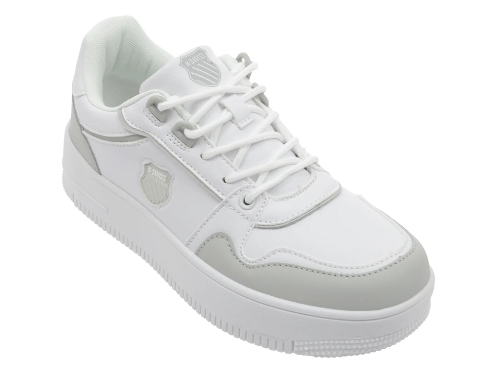 Tenis K SWISS Calm Blanco y Gris para Mujer