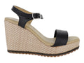 Sandalias Luna Rosa Negro para Mujer