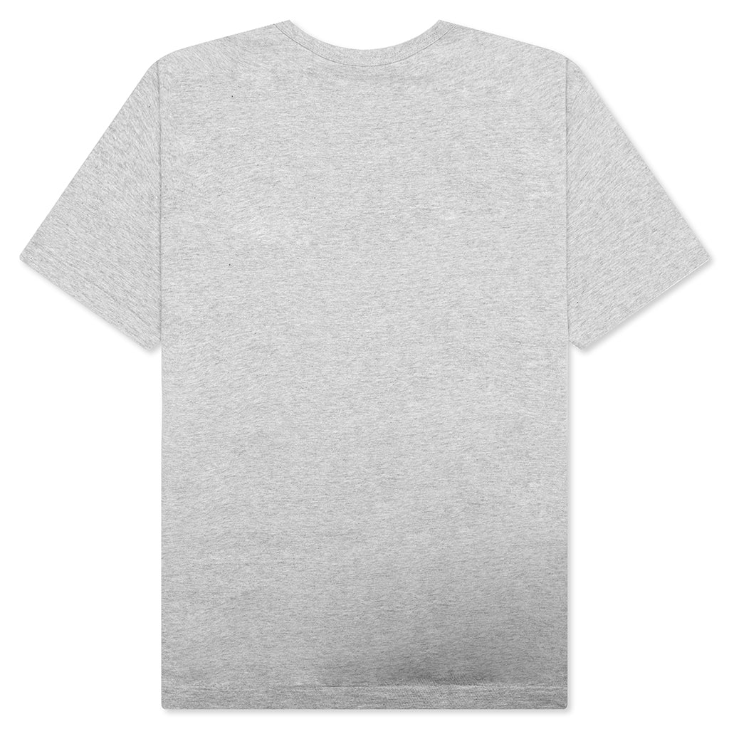 Multi Red Heart Logo Print T Shirt Grey