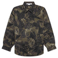 Osetar Boot Print Overshirt Washed Black