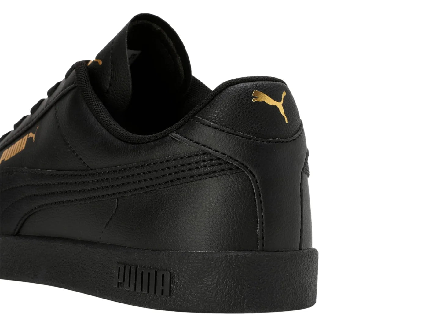 Tenis PUMA Club II SL Negro con Dorado para Hombre