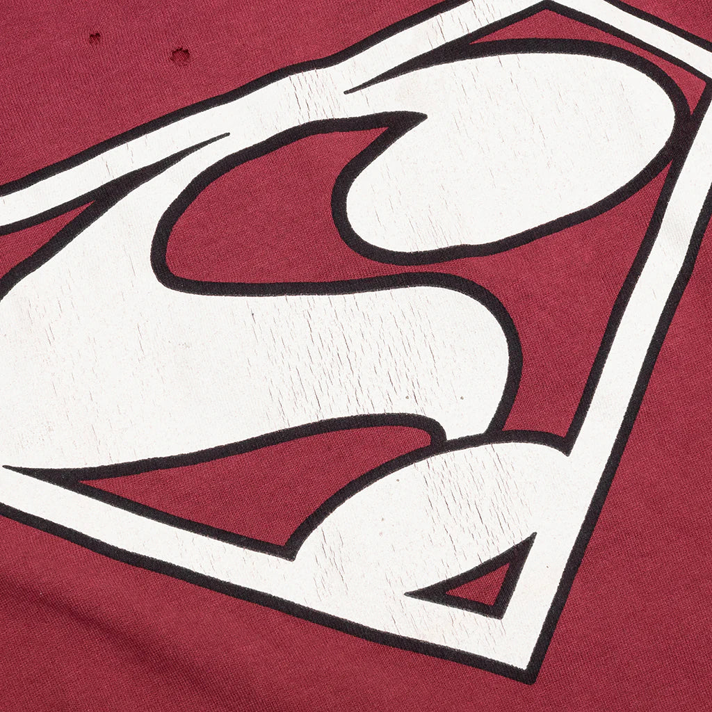 Saint Damage S S Tee Burgundy
