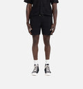 Pointelle Crochet Knit Mens Short Black