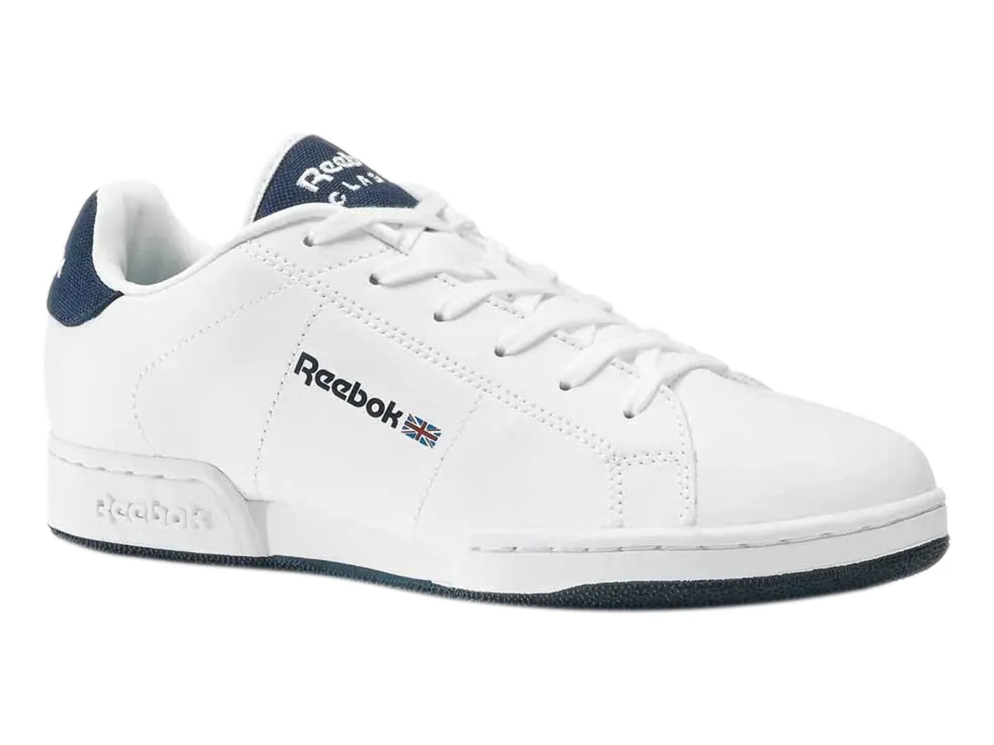 Tenis Reebok NPC II SYN Blanco y Azul para Hombre