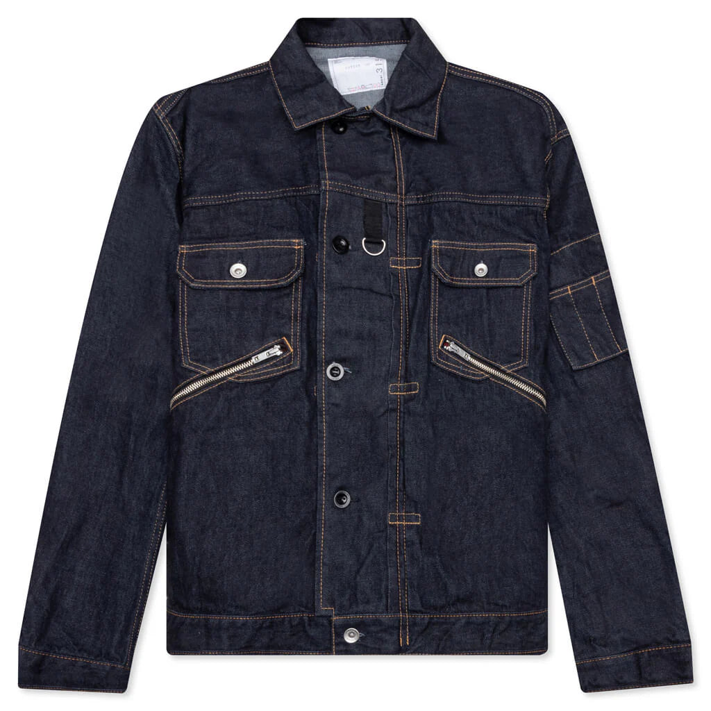 Denim Blouson Indigo