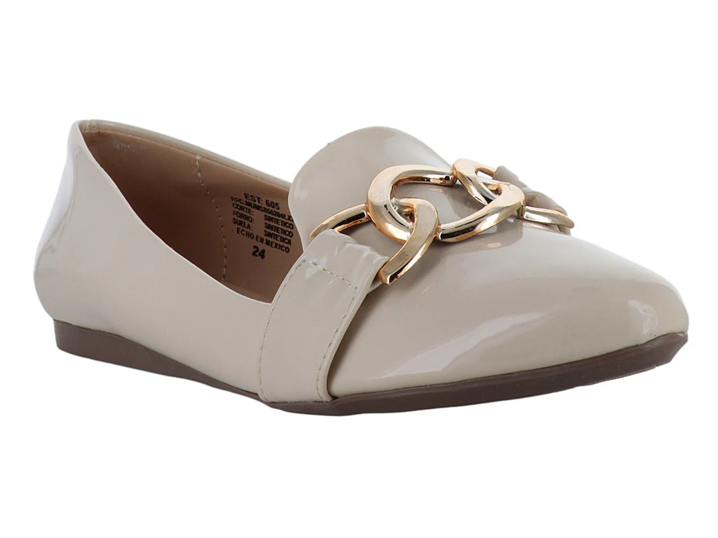 Zapatos Planos MeliAna Color Nude para Mujer