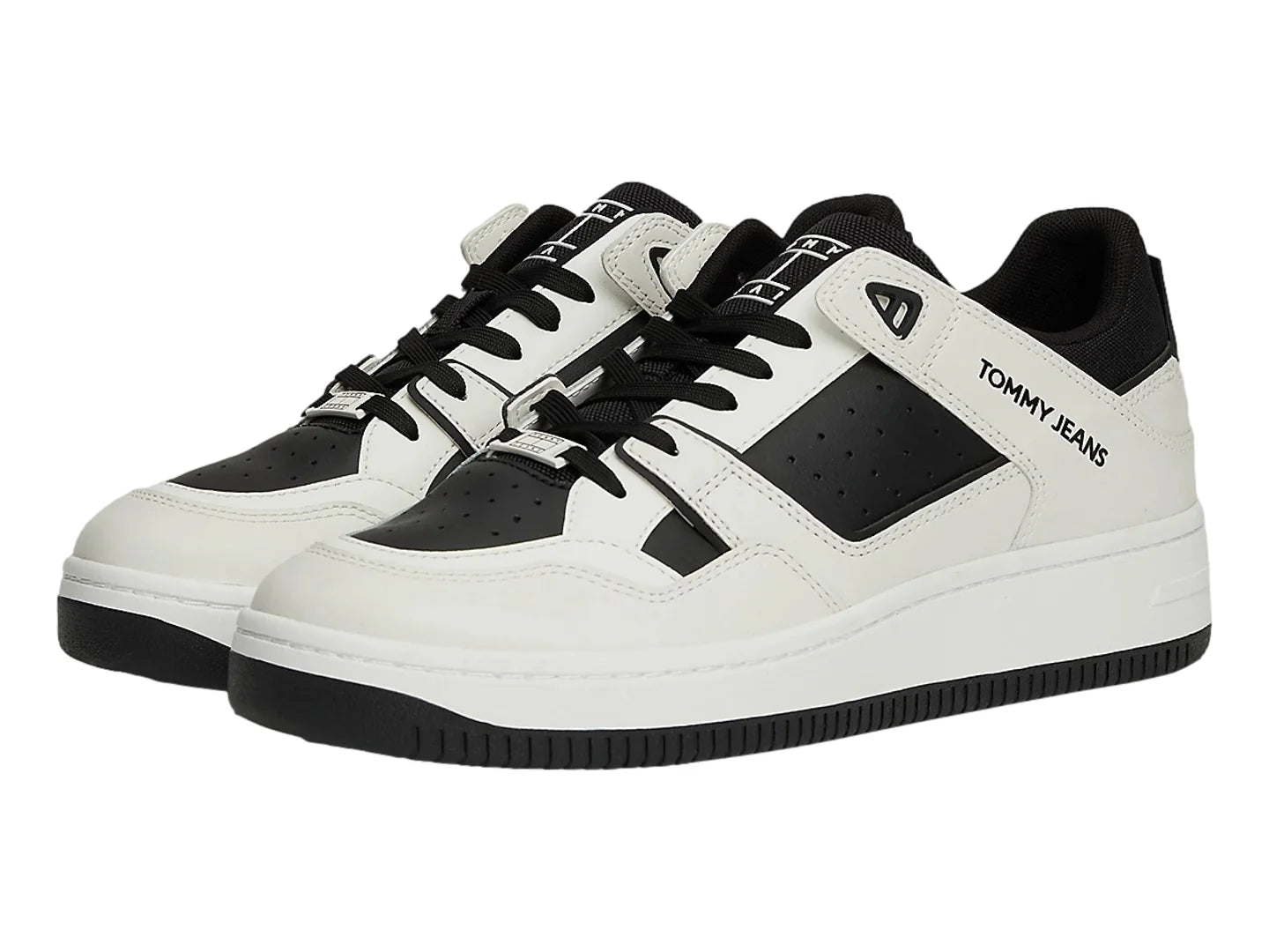Tenis Tommy Hilfiger Basket Retro Negro para Hombre