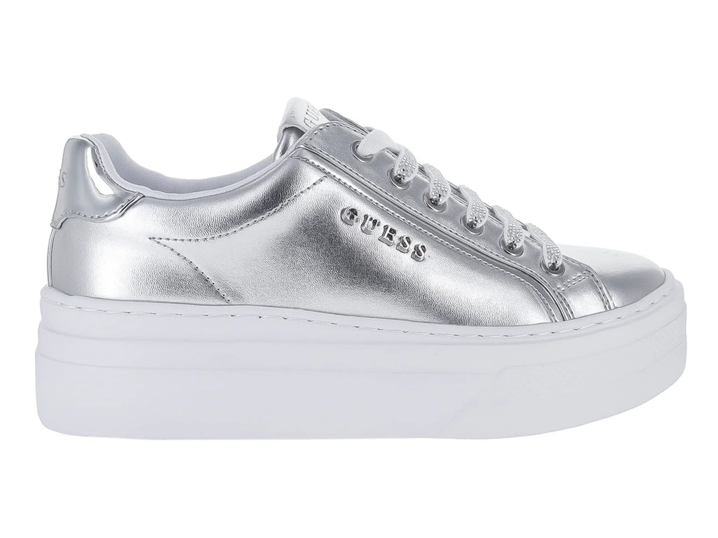 Tenis Guess Ameria Plateados para Mujer