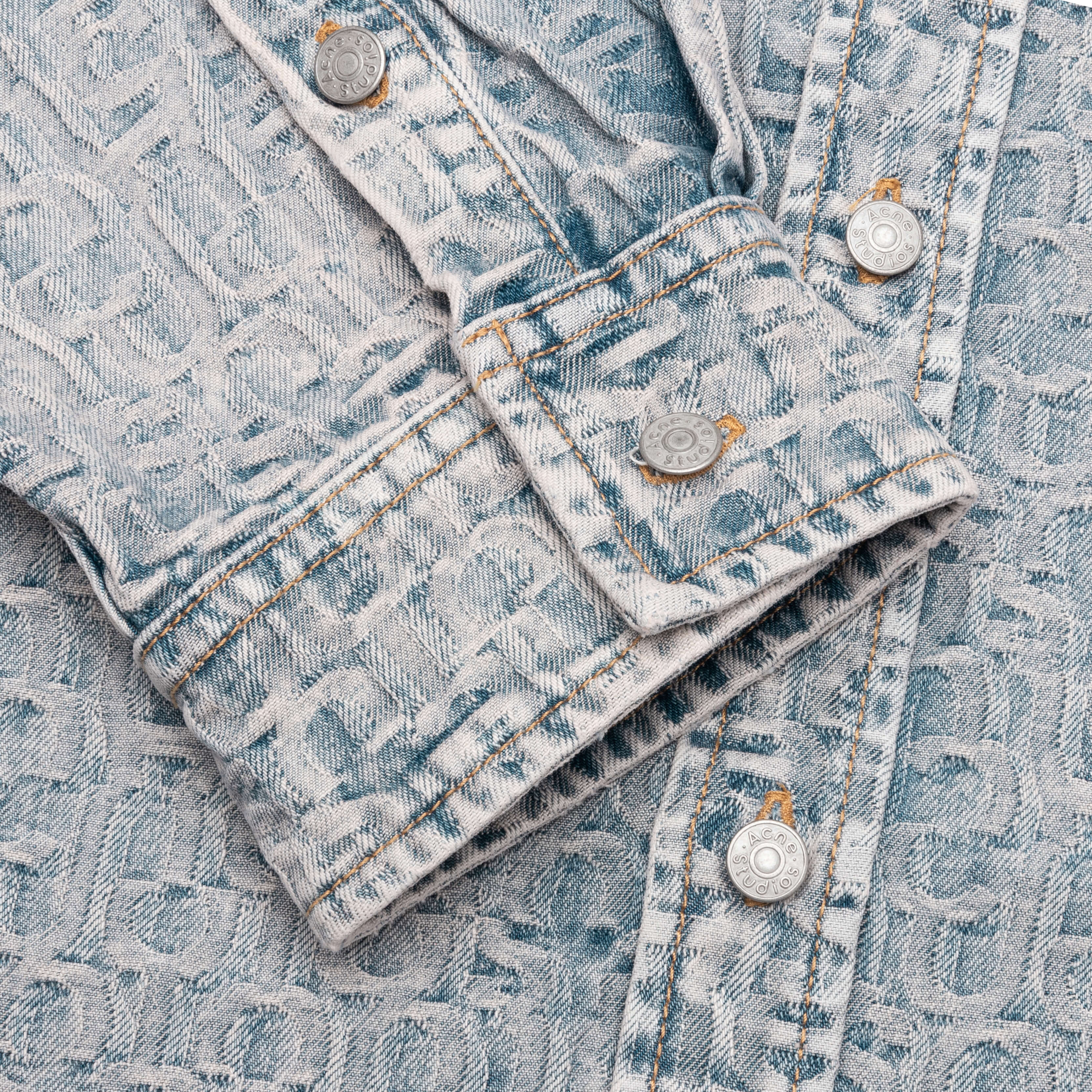 Relaxed Fit Denim Shirt Blue Beige