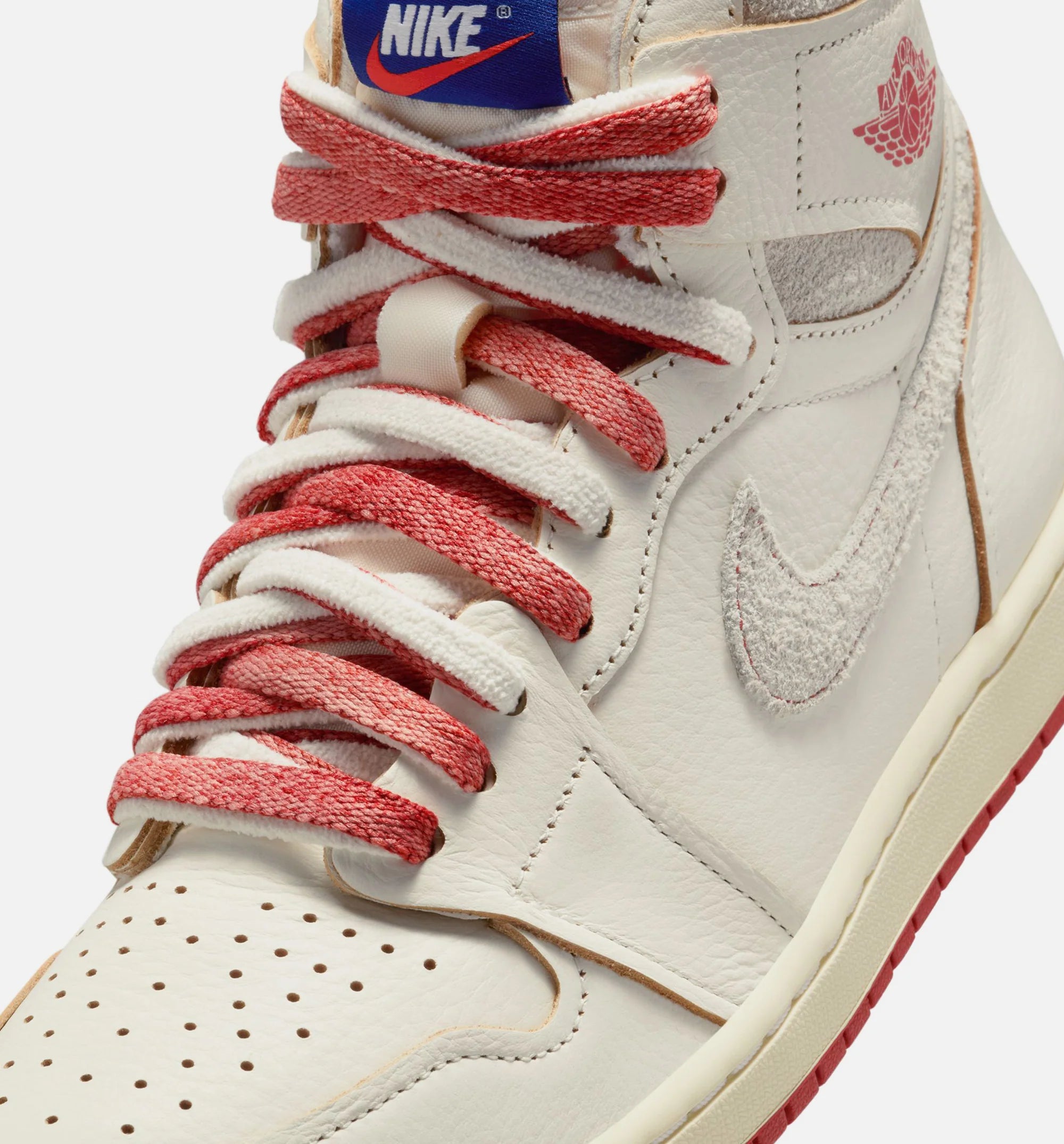 Air Jordan 1 High OG Rare Air Cinnabar Womens Lifestyle Shoe Sail Cinnabar Light Bone