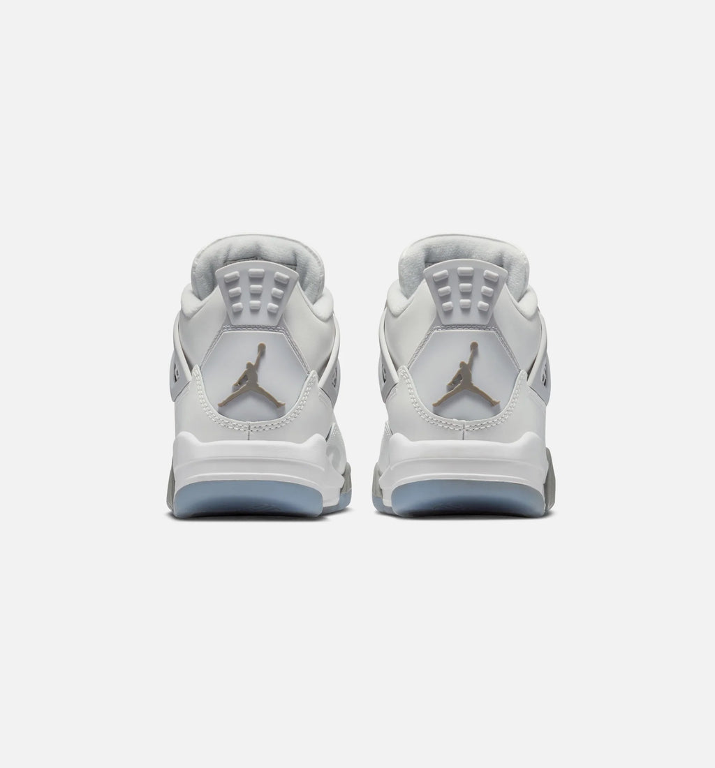 Air Jordan 4 Retro Blue Chill Grade School Lifestyle Shoe Photon Dust Blue Chill Flat Pewter White Blue Tint
