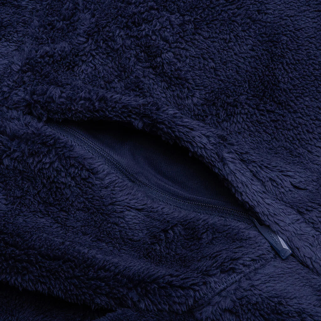 NRG Nocta Velour Pant Womens Midnight Navy Wolf Grey