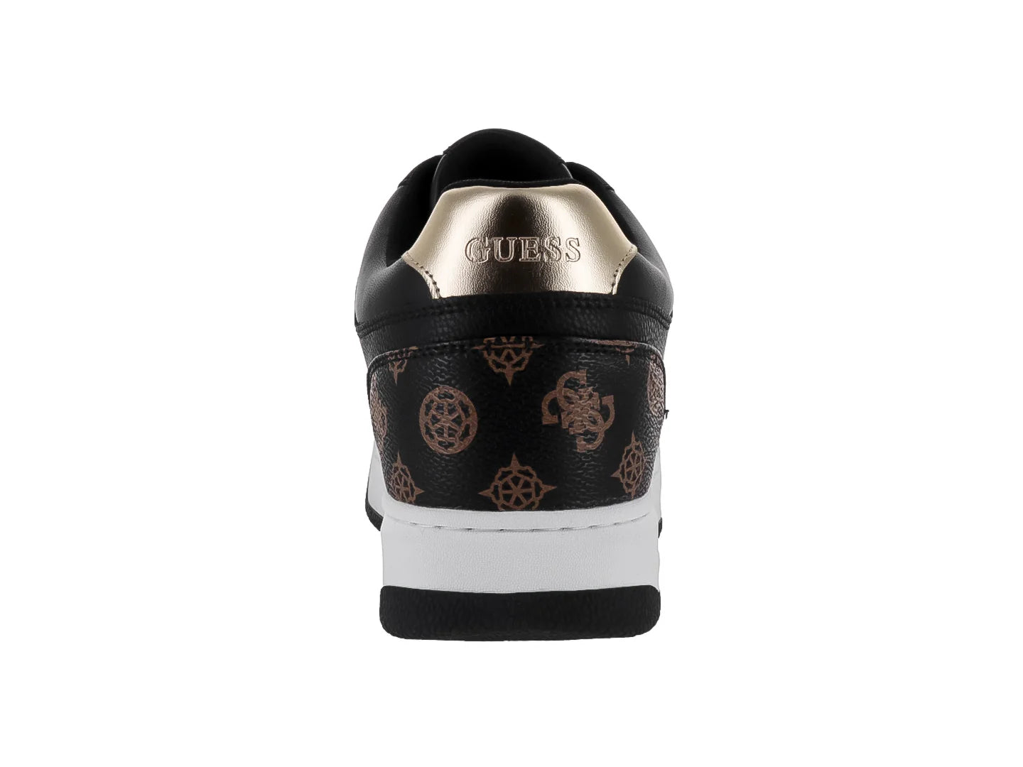 Tenis Guess Marlew Negro y Marrón para Mujer