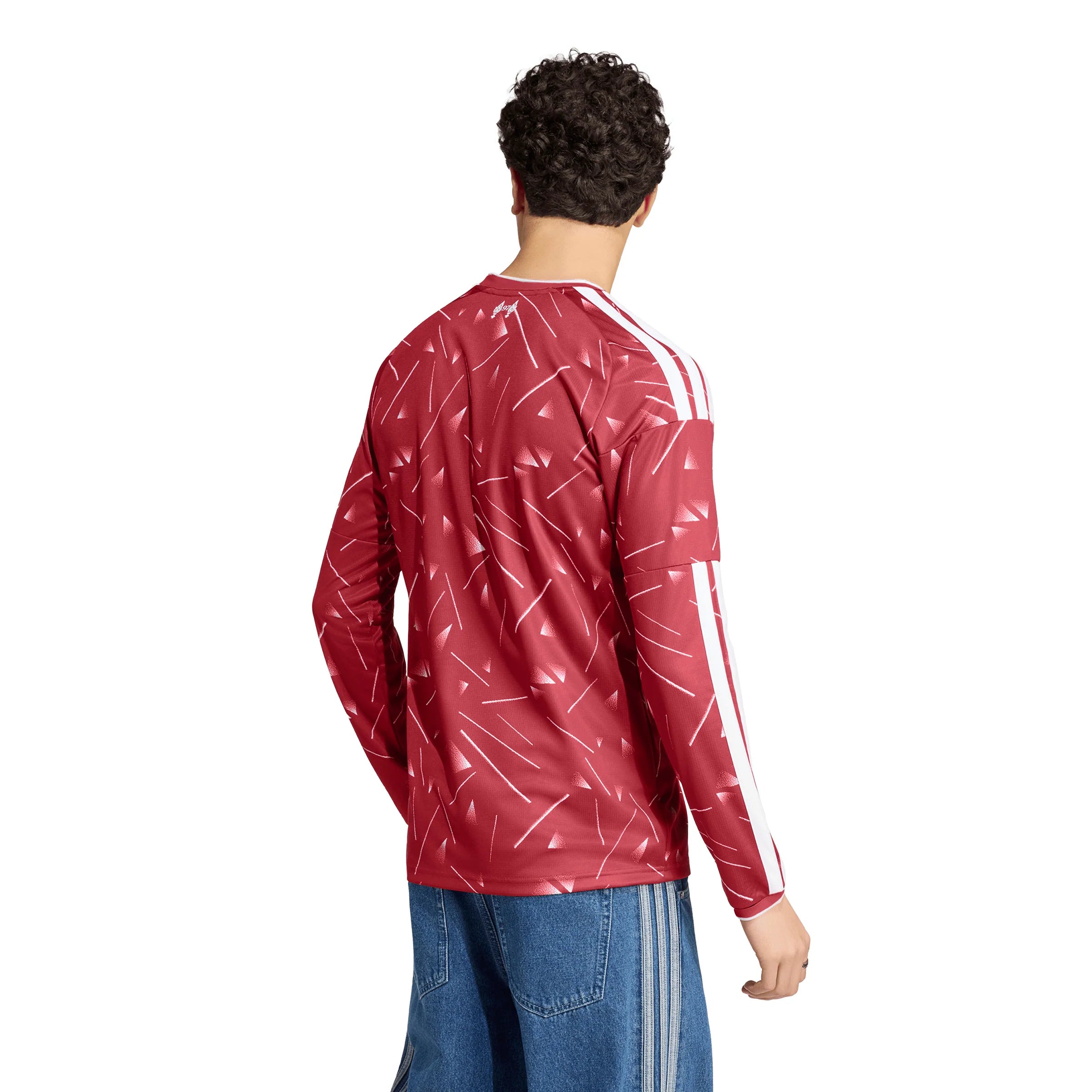 adidas Liverpool FC Home Long Sleeve Mens Soccer Jersey 26 27 Red