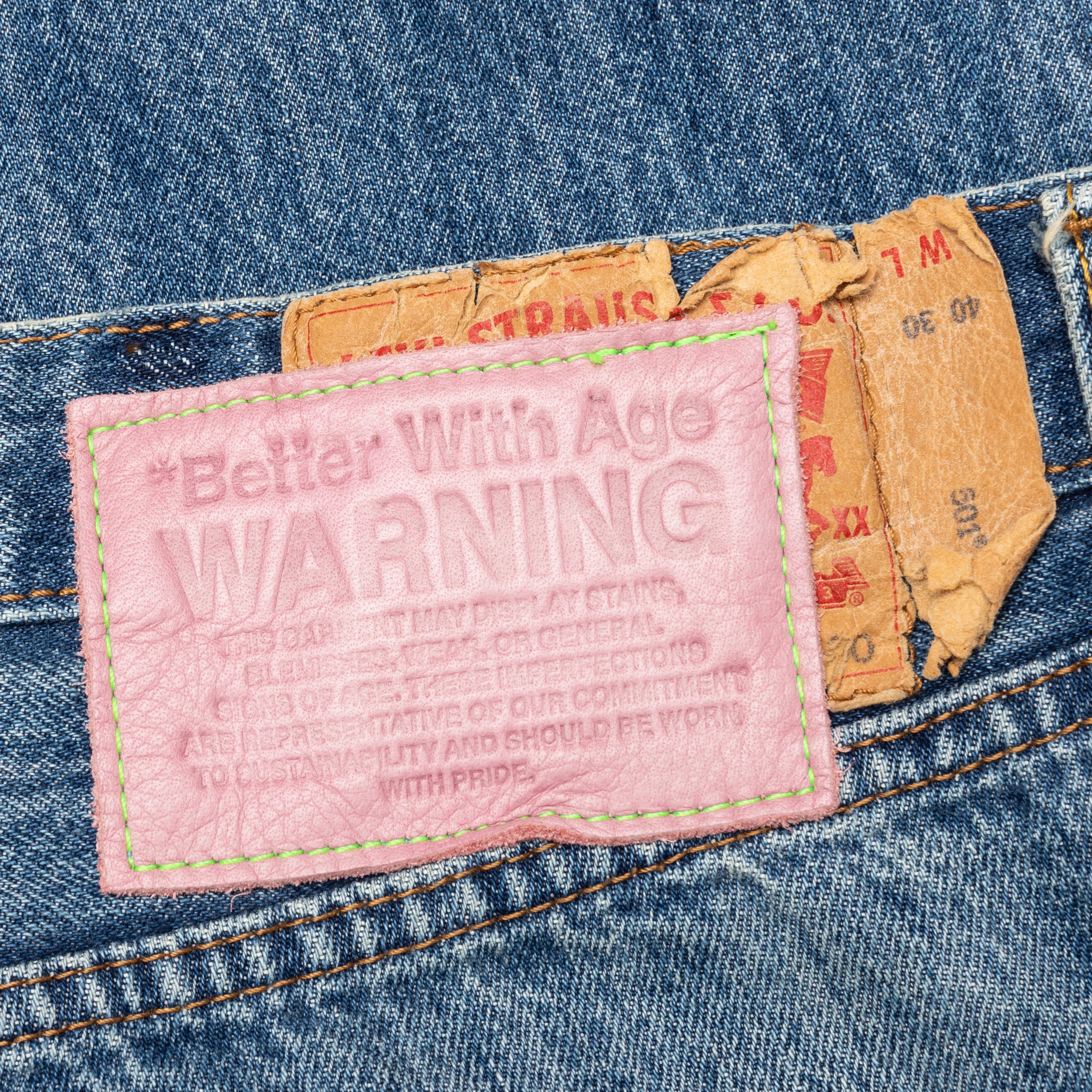 Denim Repair Pants Indigo
