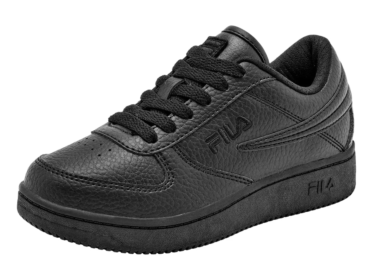 Tenis FILA A Low Negros para Niño