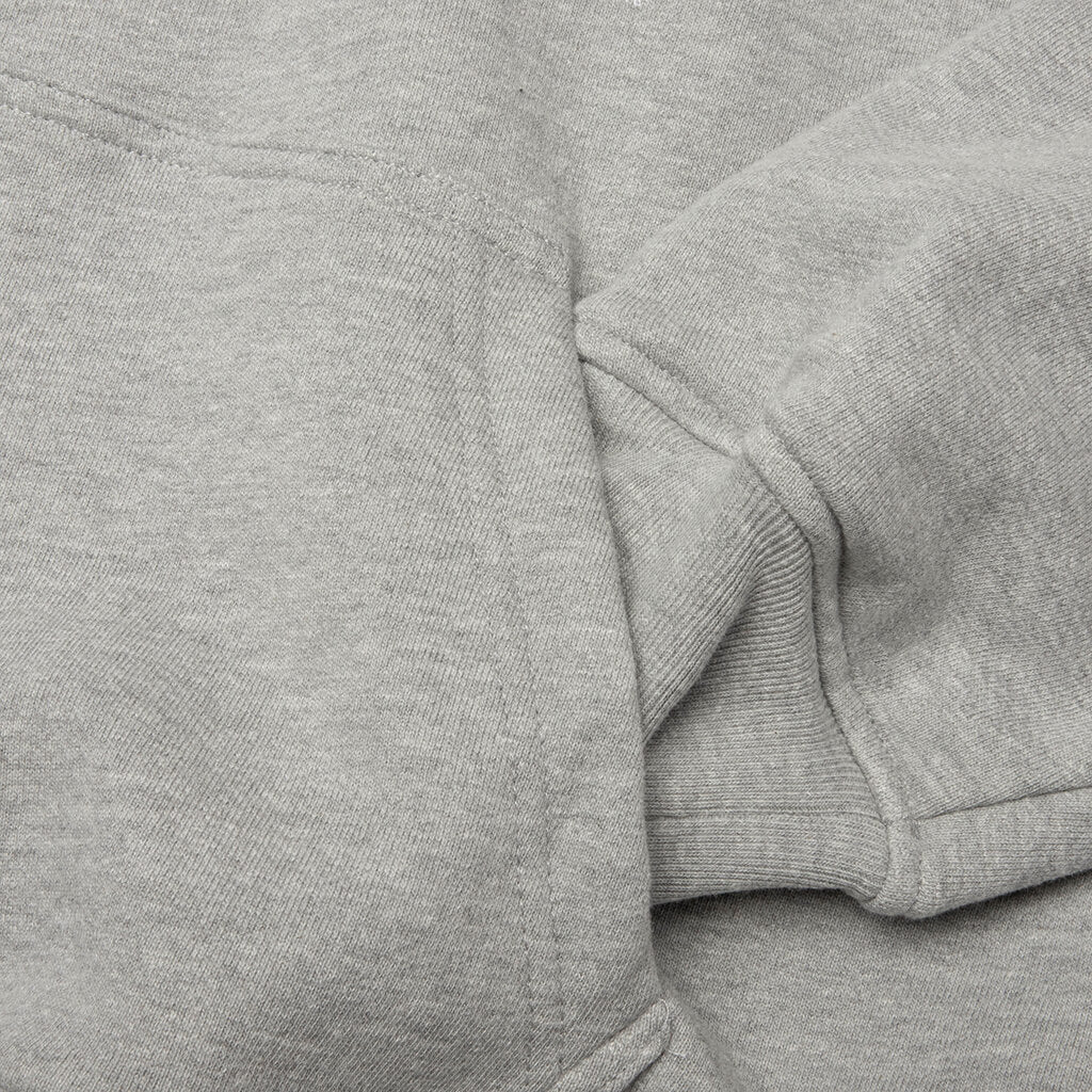 Rhude Athletic Hoodie Heather Grey White