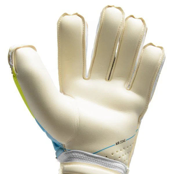 PUMA EvoPower Protect 13 Goalkeeper Gloves White Atomic Blue Safety Yellow