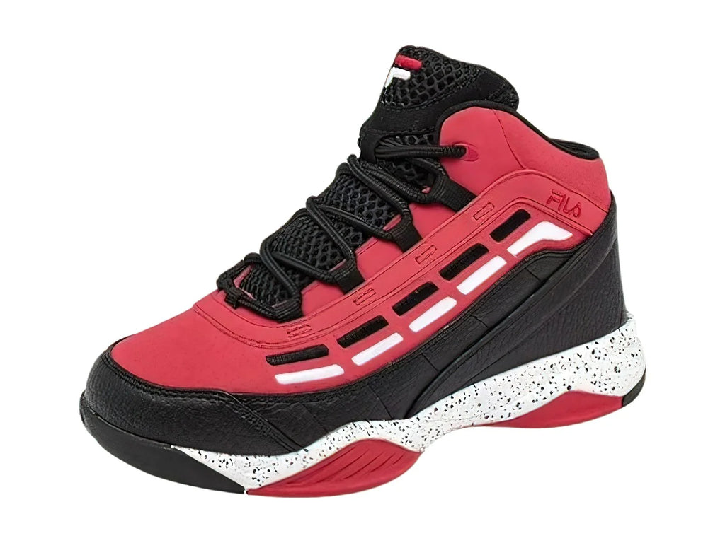 Tenis FILA Spitfire Rojo Negro y Blanco para Niño