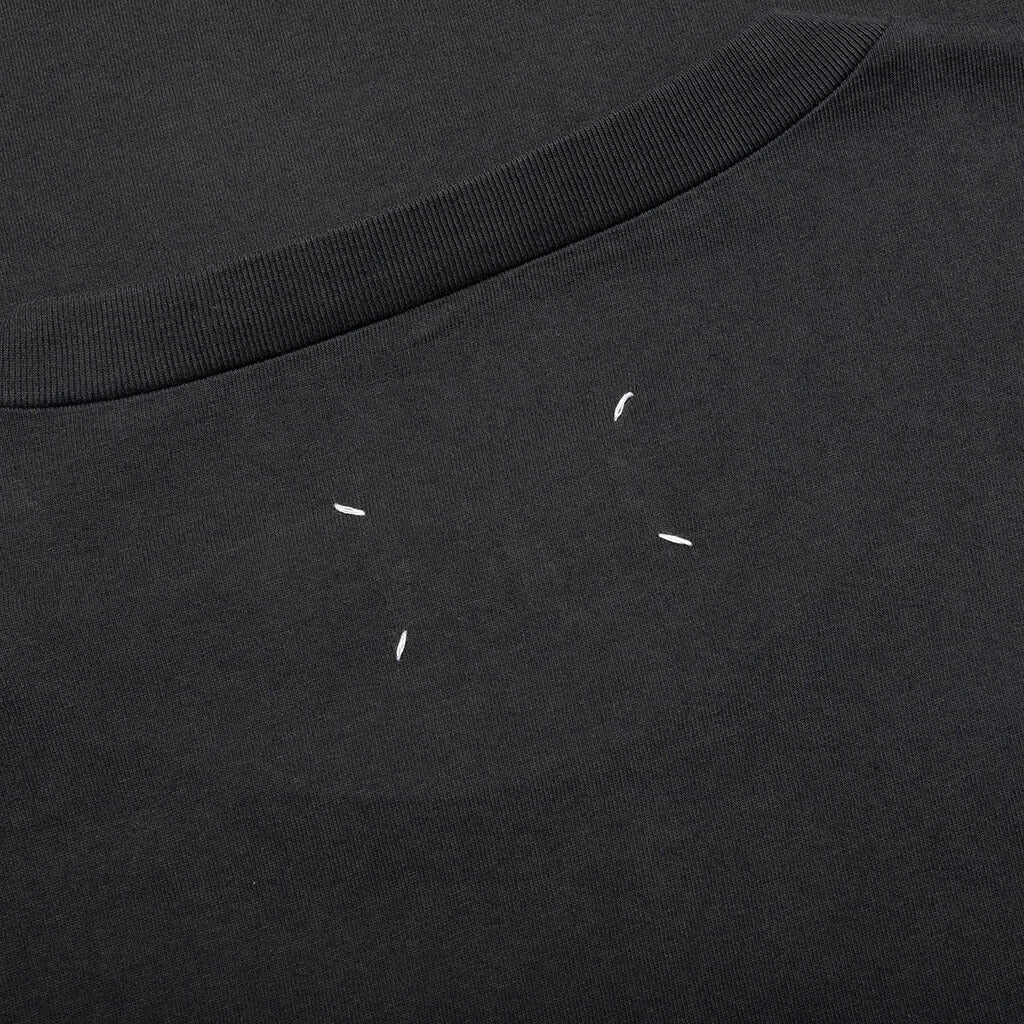 Glitch Logo T Shirt Washed Black
