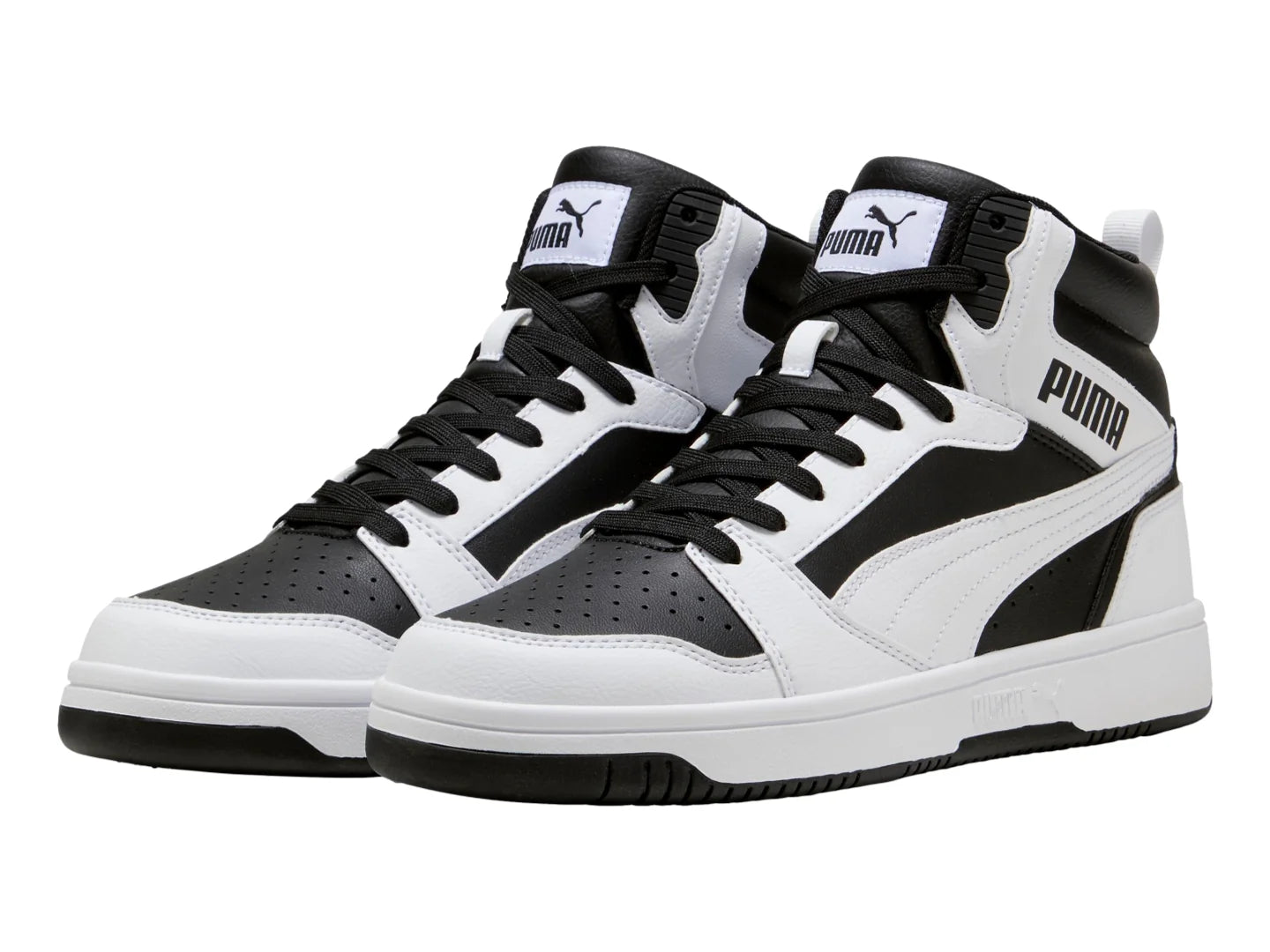 Tenis PUMA Rebound V6 Negro y Blanco para Hombre