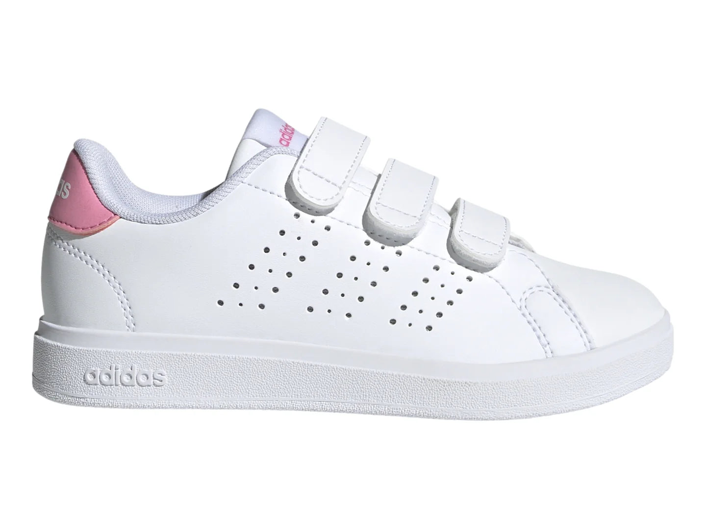 Tenis Adidas Advantage Base 2 Blancos para Niña