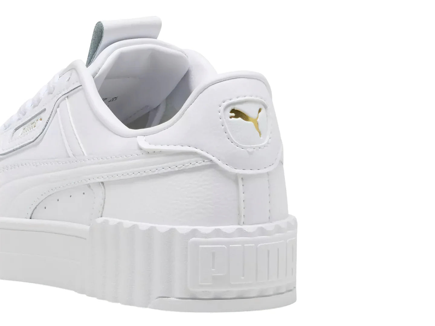 Tenis PUMA Carina 30 Luxe Blanco y Oro para Mujer