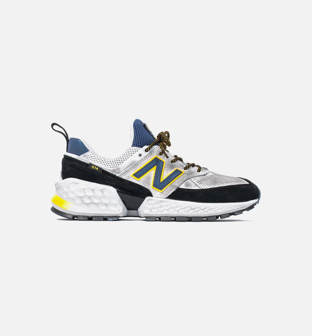 574 Sport Mens Shoe Gray Navy