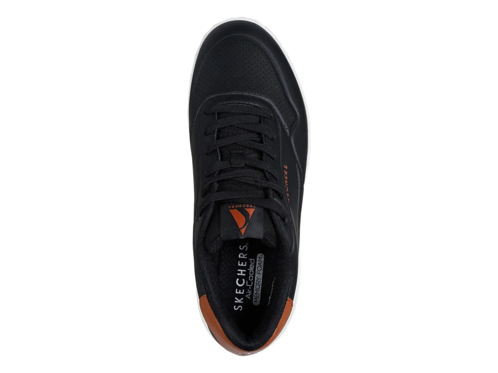 Tenis Skechers Uno Court Negro y Café para Hombre