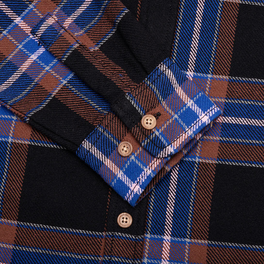 Big Drip L S Woven Plaid