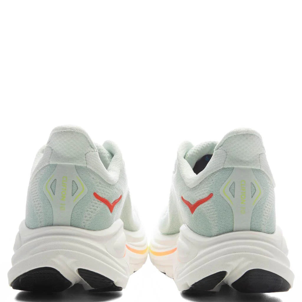 Womens Clifton 10 Sea Glass Neon Flame