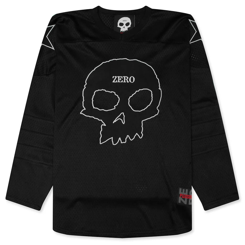 Pleasures x Zero Jamie Hockey Jersey Black