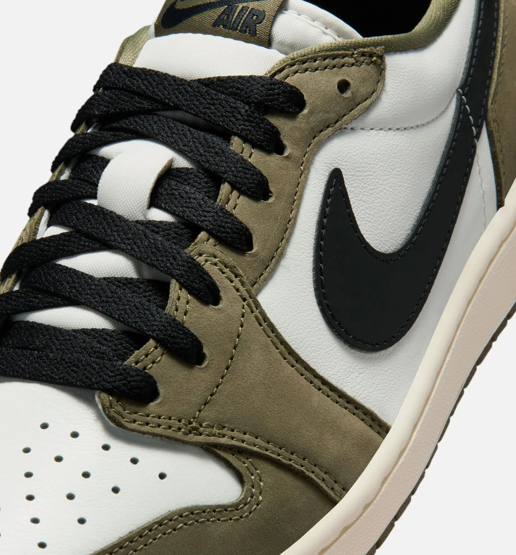 Air Jordan 1 Low OG Medium Olive And Summit White Mens Lifestyle Shoe Medium Olive Black Summit White Sail