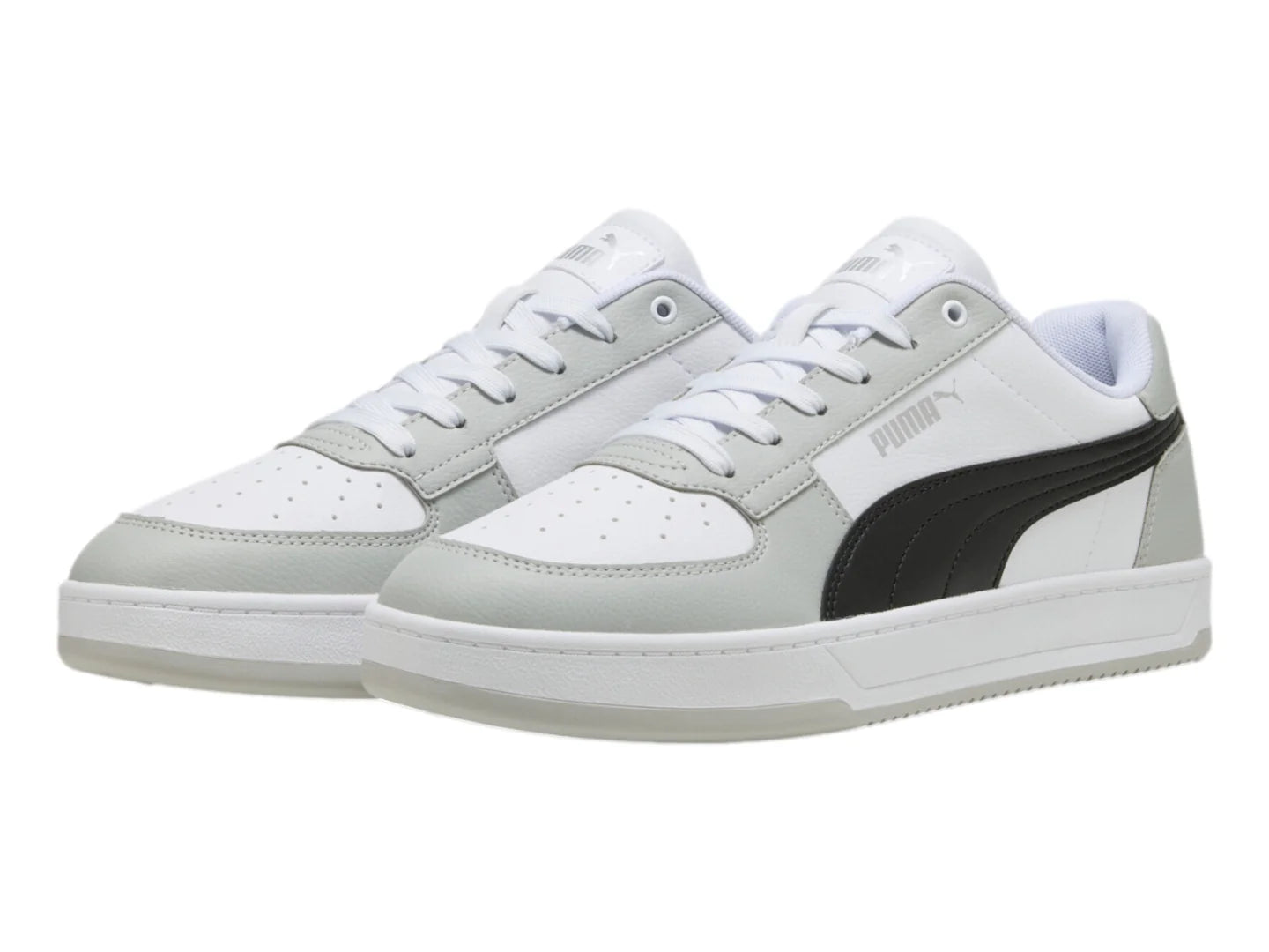 Tenis PUMA Caven 20 Gris Negro y Blanco para Hombre