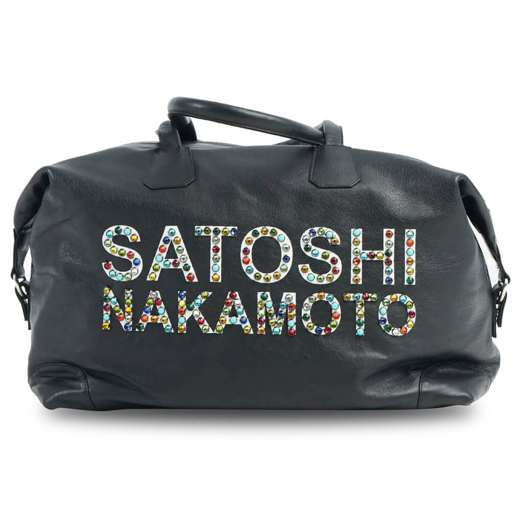 Studded Weekender Bag Black