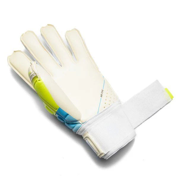 PUMA EvoPower Protect 13 Goalkeeper Gloves White Atomic Blue Safety Yellow