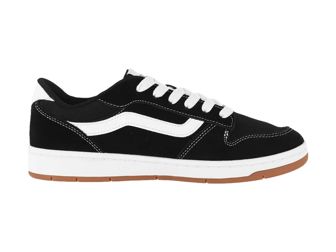 Tenis Vans Ryland LS Negro y Blanco para Hombre
