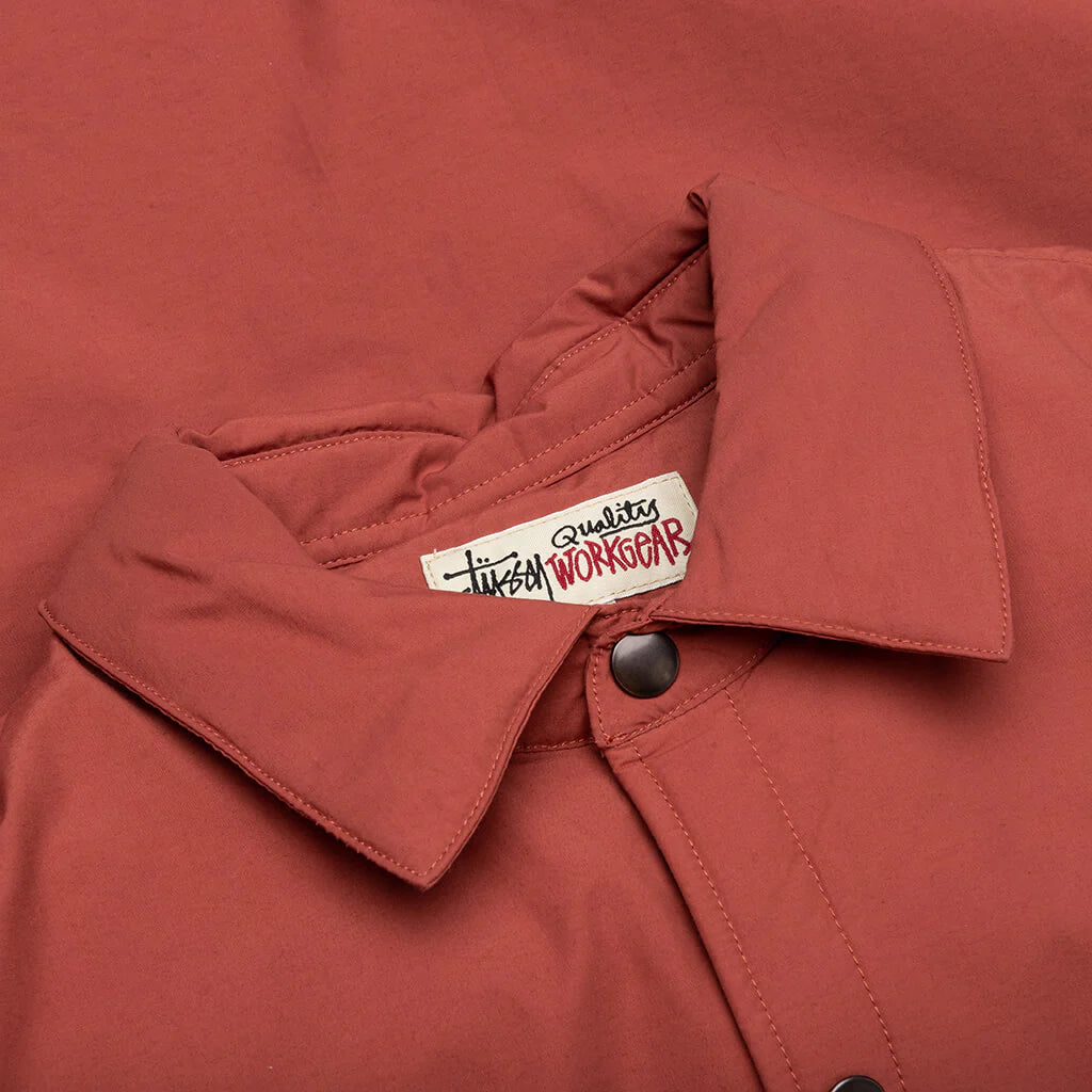 Padded Tech Over Shirt Brick
