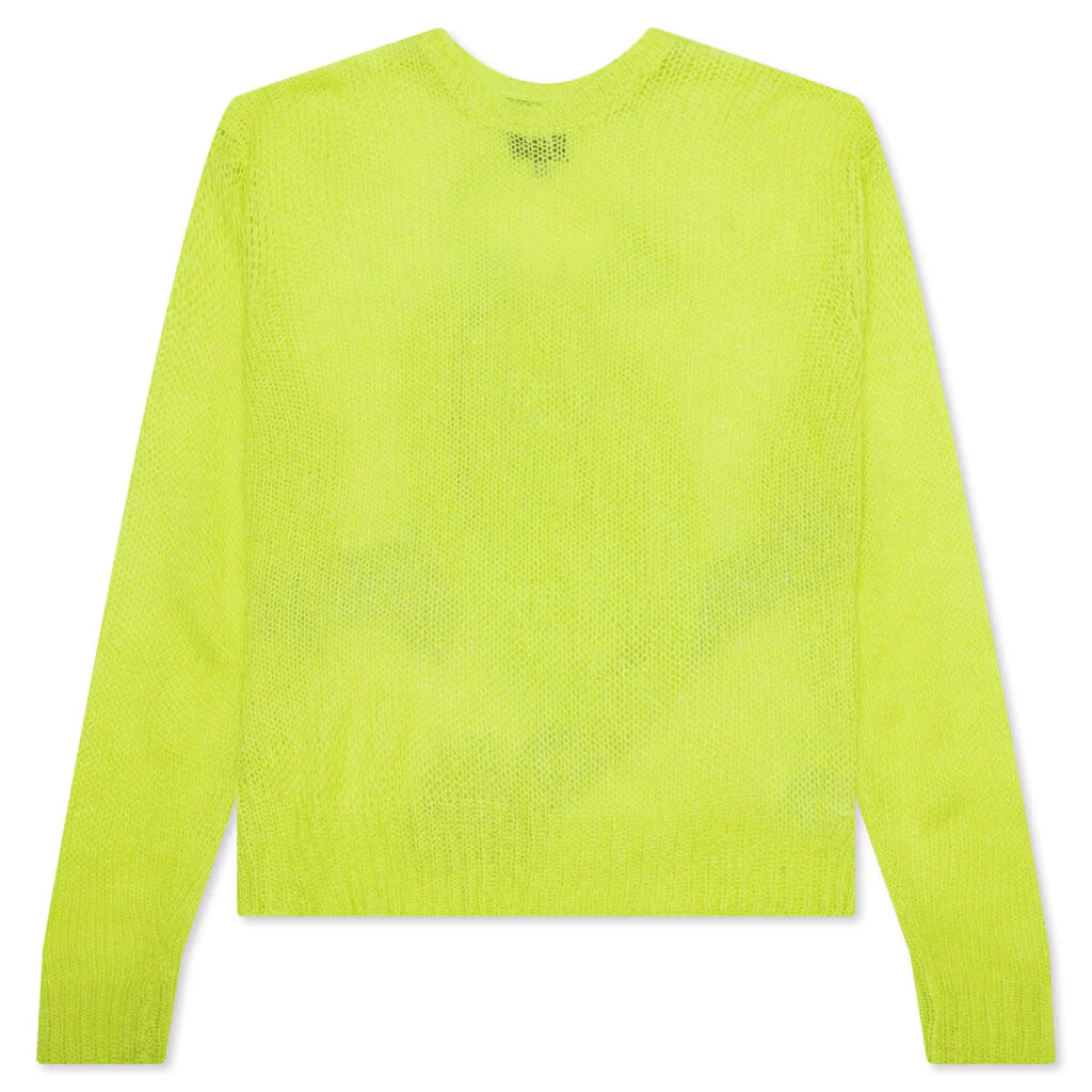 S Loose Knit Sweater Lime