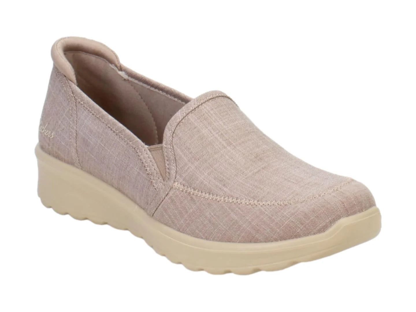 Tenis Skechers Lovely Vibe Beige para Mujer