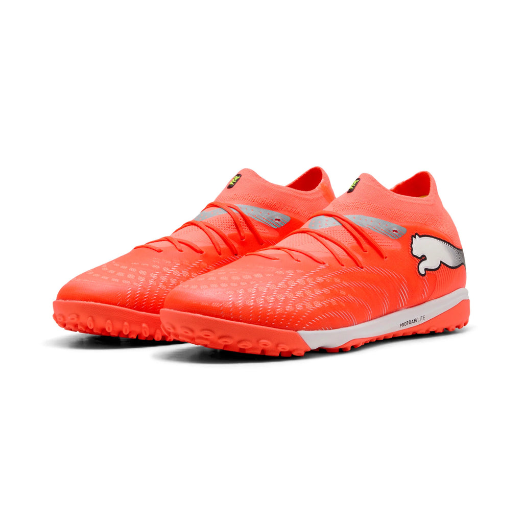 PUMA Future 9 Pro Cage Turf Mens Soccer Cleats Red Black White