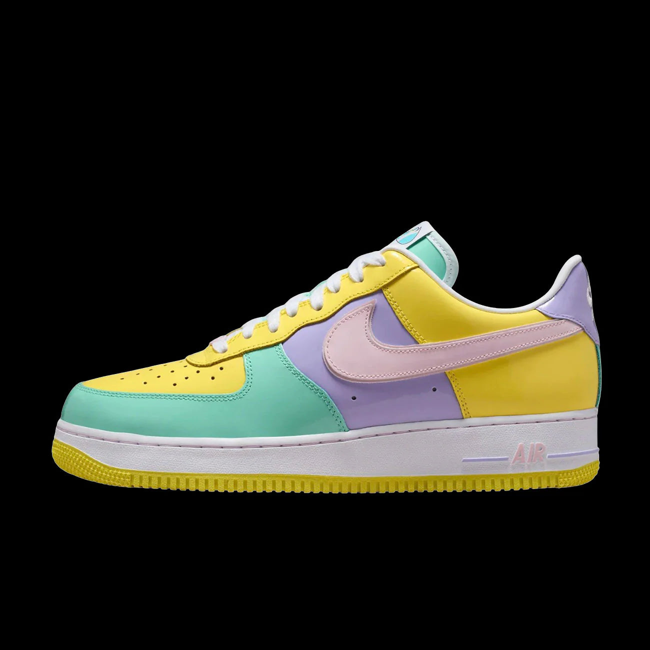 Nike Air Force 1 07 Yellow Pulse Pink Foam Hydrangeas